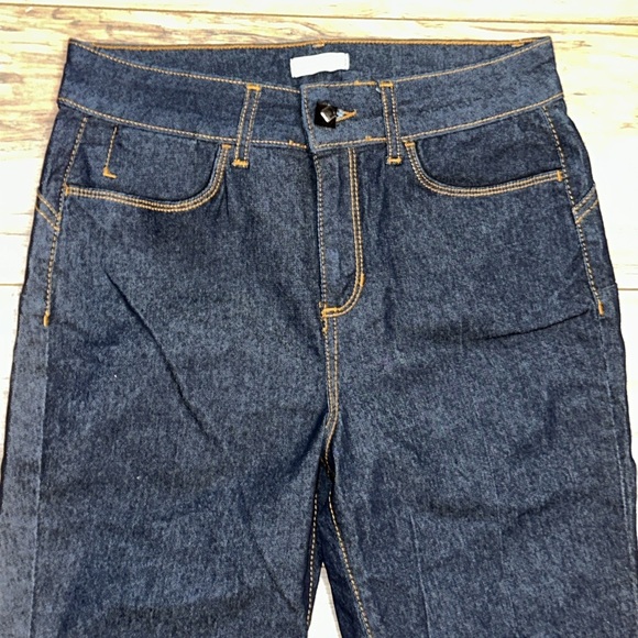 Woman’s Designer Italian made Denim Boot cut jeans. by ECO size 42 EU. - Picture 2 of 7
